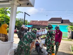 Pedagang Sayur Keliling Ikut Rasakan Berkah TMMD Reguler ke-128 Kodim Sragen
