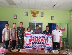 Deklarasi Damai Jelang Pilkati Serentak 2026, Calon Kepala Tiyuh Gunung Sari Sepakat Jaga Kondusivitas